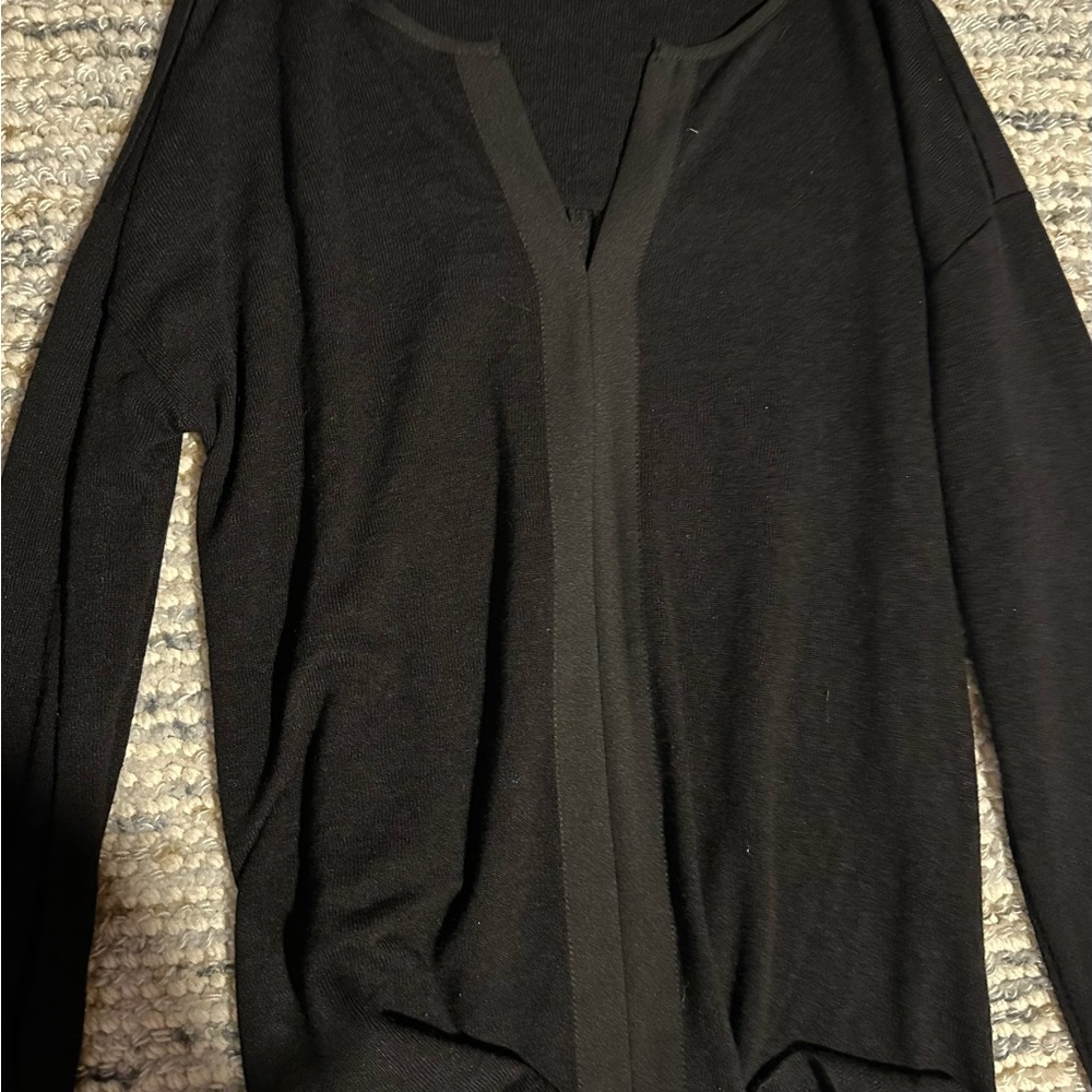 Sanctuary Women's Black Zip-Up Top